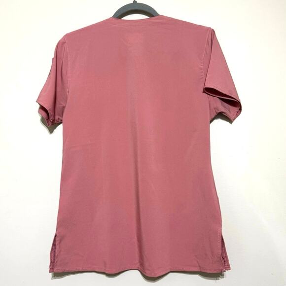 Carhartt Force Cross-Flex Women's V-Neck Top #C12110 Size Small Mauve - Picture 7 of 9